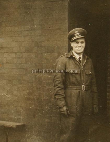 Peter Provenzano Photo Album Image_copy_037.jpg - "Lady killer" Victor Bono.  RAF Station Tern Hill, fall of 1940.